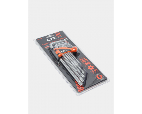 Шестигранник LIT Torx T10/15/20/25/27/30/40/45/50 НАБОРЫ ИНСТРУМЕНТА LIT183122