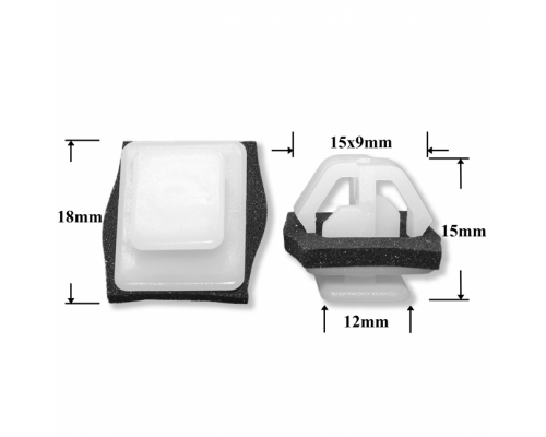 Клипса AMS-P1653 8775835010 HYUNDAI KIA ПЛАСТИКОВЫЕ AMS-P1653