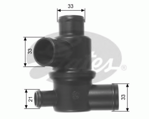 LUZAR Термостат Getz (02-)/Almera N16 (00-)/Almera Classic B10 (06-) (82°C) ДВИГАТЕЛЬ FT1033