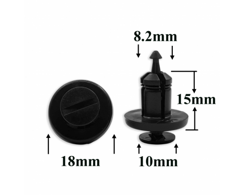 Клипса AMS-P1548 7703072360 0151500Q0C 0151500QAB INFINITI NISSAN RENAULT ПЛАСТИКОВЫЕ AMS-P1548