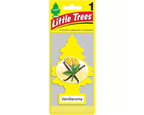 Ароматизатор LITTLE TREES (Ваниль) АРОМАТИЗАТОРЫ LITTLE TREES U1P-10105-RUSS