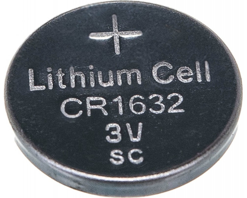 Литьевая батарейка таблетка CR-1632 Батарейки CR-1632
