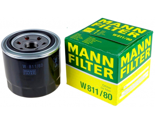 Фильтр масляный W811/80 ELH4260 ELH4264 LC-331 SP-1041 2630035505 26300-35531 MZ690150 MANN W811/80