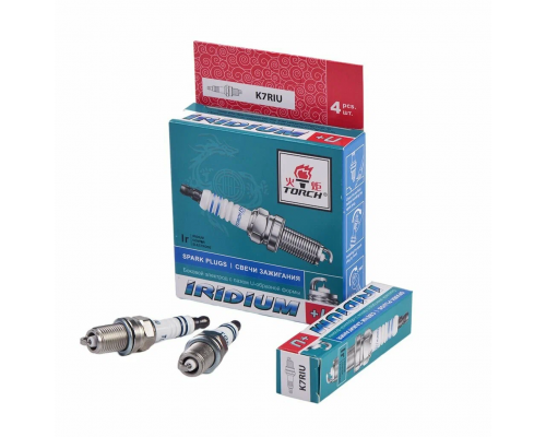 Свеча зажигания Iridium+U K7RIU 06H905601A; 06H90561; 2 000 077, 6 762 458, 7 335 128, 95WF-12405-BA TORCH K7RIU