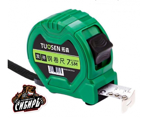 Рулетка TUOSEN 7,5*25 мм РАЗНОЕ 20533