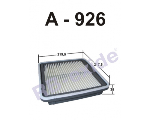 RB-EXIDE Фильтр воздушный A926 16546AA090, 16546AA120, C2201, CA9997, SB2147, 16546AA090, 16546AA120 RB-Exide A-926