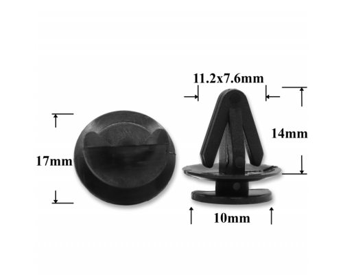 Клипса AMS-P0067 51410151699 51418172050 481867197 BMW, AUDI, SEAT, SKODA, VOLKSWAGEN, MINI COOPER ПЛАСТИКОВЫЕ AMS-P0067