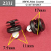 Клипса AMS-P2331 51417325082 BMW MINI COOPER ПЛАСТИКОВЫЕ AMS-P2331