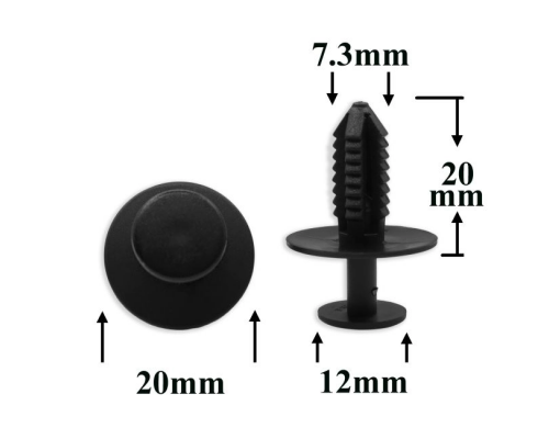 Клипса AMS-P2388 A0009914140 A1249900492 MERCEDES ПЛАСТИКОВЫЕ AMS-P2388