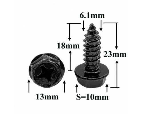 Саморез AMS-MS2167 1244106207B MS452348 HYUNDAI KIA MITSUBISHI САМОРЕЗЫ AMS-MS2167
