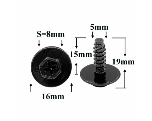 Саморез AMS-MS2175 9CF600516B MAZDA САМОРЕЗЫ AMS-MS2175