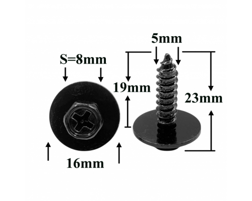 Саморез AMS-MS2192 1244205207B HYUNDAI KIA САМОРЕЗЫ AMS-MS2192