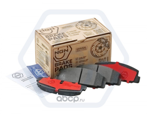 NGN 3502632 Колодки тормозные дисковые керамические | перед | КОЛОДКИ ТОРМОЗНЫЕ 3502632