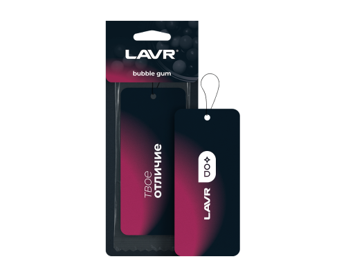 Ароматизатор картонный Bubble gum LAVR / Ln1772 АРОМАТИЗАТОРЫ Ln1772