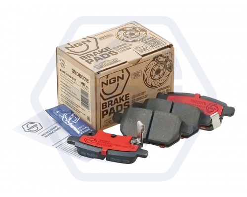 NGN 3502078 Колодки тормозные дисковые Ceramic Technology 04466-12150 КОЛОДКИ ТОРМОЗНЫЕ 3502078