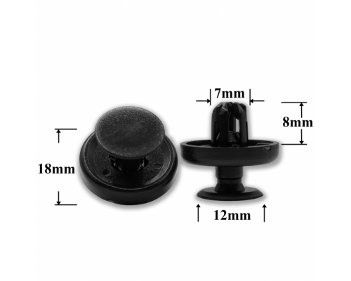 Клипса AMS-P0874 88970767 9046710183 909130043 CHEVROLET CHRYSLER DAEWOO DODGE GM JEEP LEXUS OPEL ПЛАСТИКОВЫЕ AMS-P0874