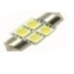 Лампа подсветки светодиодная C5W 12V АВТОСВЕТ gl12c5w4smd505031
