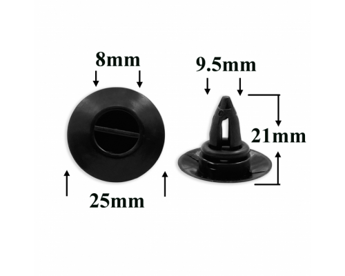 Клипса AMS-P1530 51777171003 BMW MINI COOPER ПЛАСТИКОВЫЕ AMS-P1530