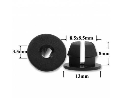 Клипса AMS-P0173 179813881 3997391 AUDI CHEVROLET CHRYSLER DAEWOO DODGE GM JEEP OPEL SEAT SKODA ПЛАСТИКОВЫЕ AMS-P0173