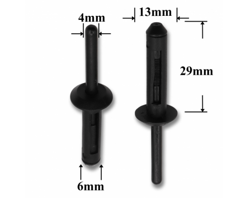 Клипса AMS-P0476 20452072 N803862S 06501559 51118047458 ПЛАСТИКОВЫЕ AMS-P0476