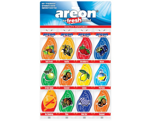 Ароматизатор Areon бумажный 1шт АРОМАТИЗАТОРЫ AREON X 704139