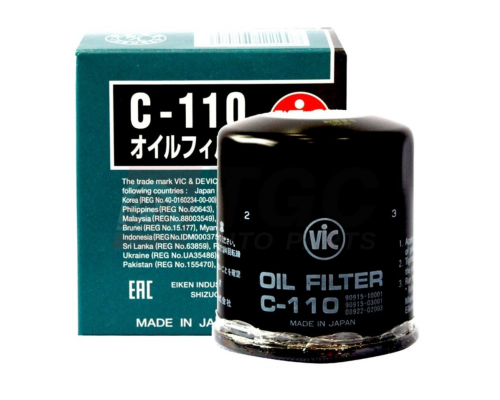 Фильтр масляный VIC C-110 1109AZ; 9091510001; 9091510003; 90915CA003; 90915TA001; 9008091058; LF479Q VIC C-110Vic