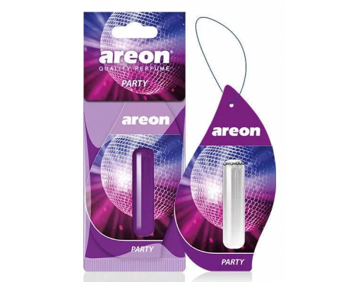 Ароматизатор на зеркало Areon Liquid жидкий Party вечеринка 5 мл АРОМАТИЗАТОРЫ AREON X 704LR13