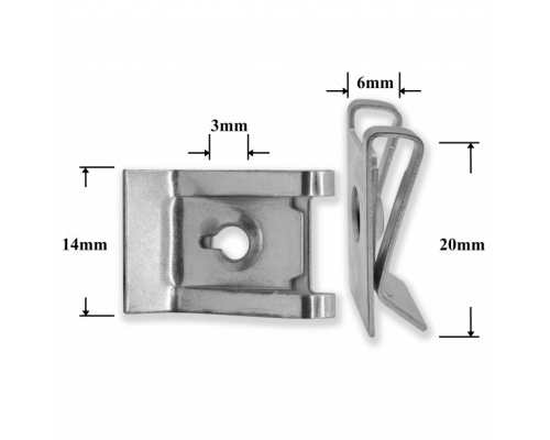 Крепление AMS-M2004 7703046146 7703046028 7703046069 RENAULT МЕТАЛЛИЧЕСКИЕ AMS-M2004