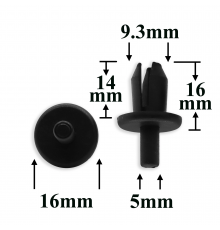 Клипса AMS-P0268 91334177 VOLVO