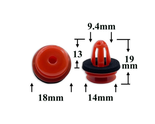 Клипса AMS-P1759 7146962771 BMW MINI COOPER ПЛАСТИКОВЫЕ AMS-P1759