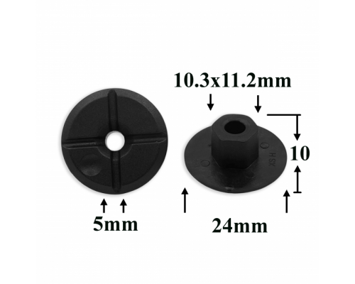 Клипса AMS-P1397 51711958025 A2019900050 2019900050 BMW MERCEDES ПЛАСТИКОВЫЕ AMS-P1397