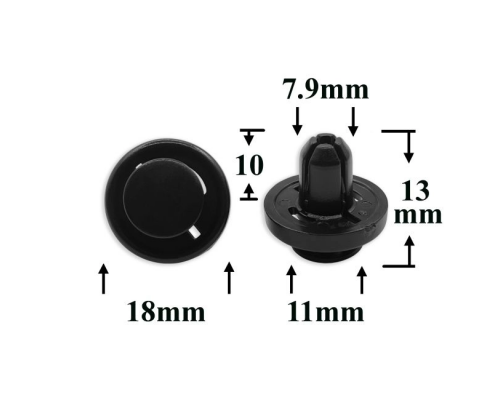 Клипса AMS-P1713 909140065 SU00302989 LEXUS SUBARU TOYOTA ПЛАСТИКОВЫЕ AMS-P1713