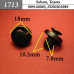 Клипса AMS-P1713 909140065 SU00302989 LEXUS SUBARU TOYOTA ПЛАСТИКОВЫЕ AMS-P1713