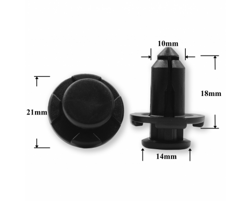 Клипса AMS-P1716 909140007 SUBARU ПЛАСТИКОВЫЕ AMS-P1716